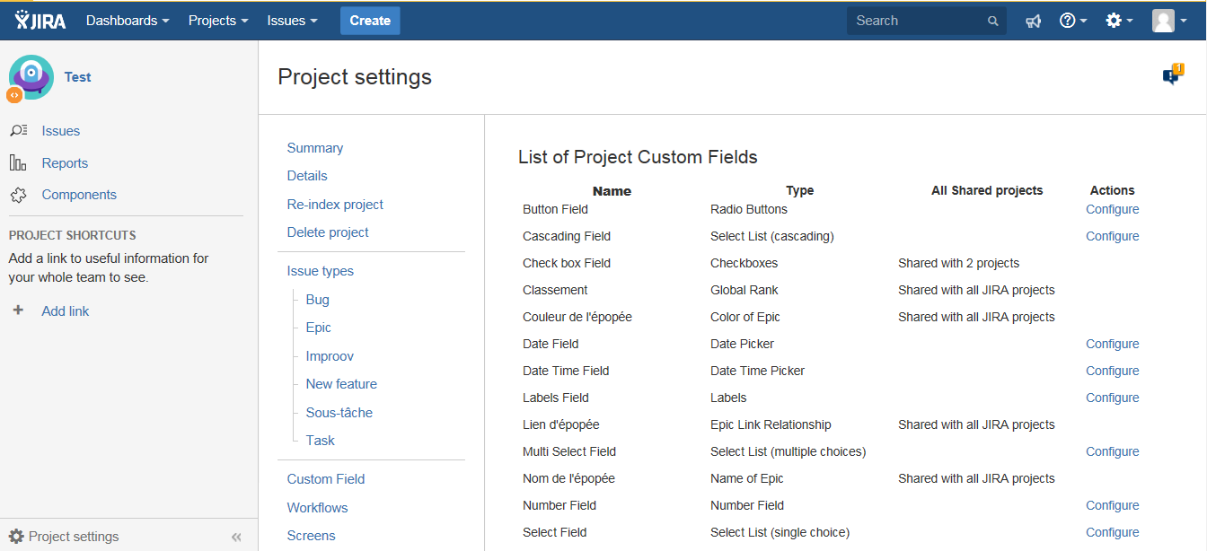 Admin project. Jira. Jira проекты. Jira список. Jira Project settings.